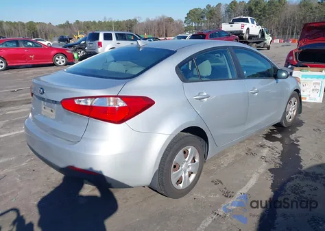 2015 Kia Forte Lx z USA, uszkodzony, nr VIN KNAFX4A6XF5328681